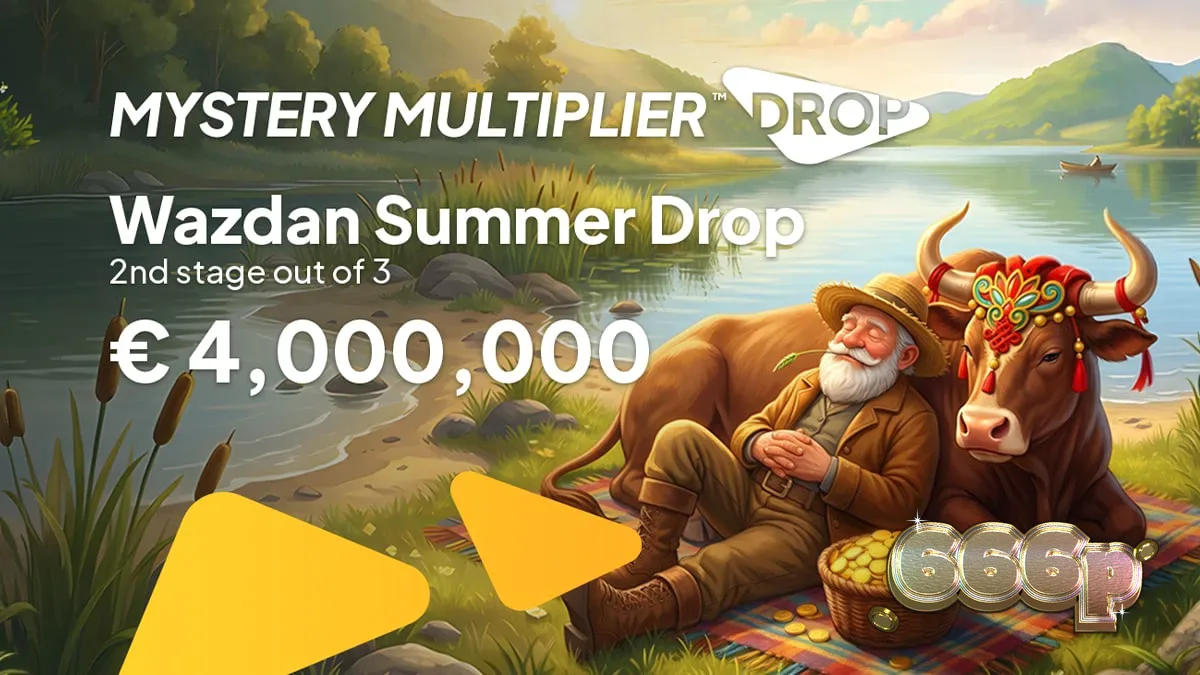 Wazdan Summer Drop پروموشن کا ایک بصری منظر